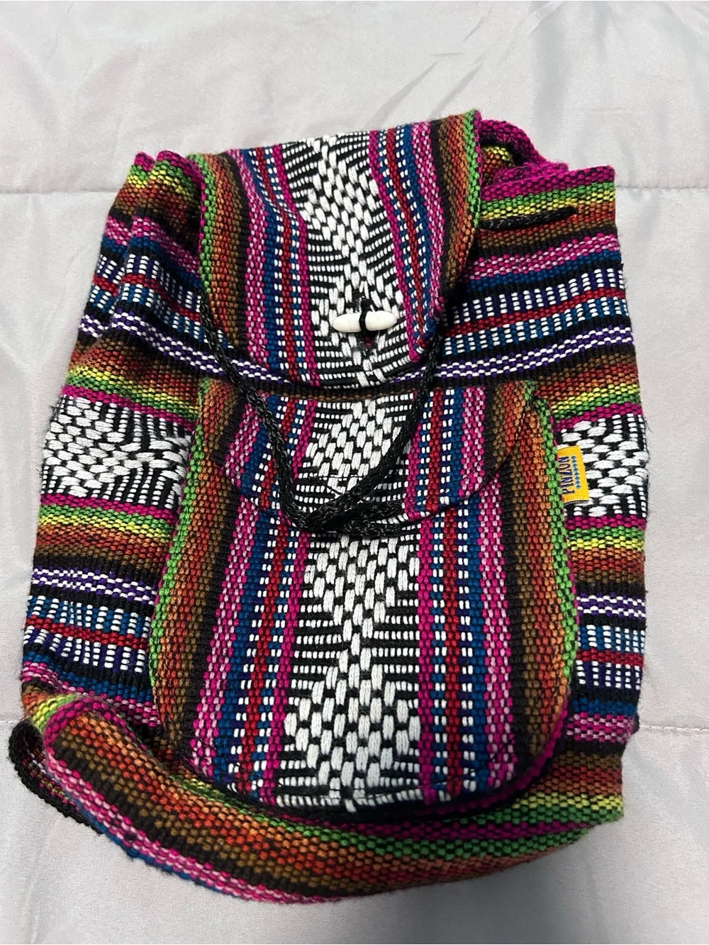 Pinzon Multicolor Festival Backpack Made in Mexico